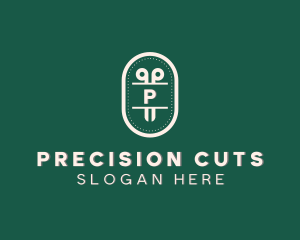 Scissors Gardening Lawn logo design