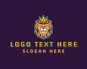 King - Grizzly Bear King logo design
