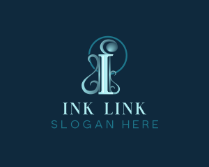 Elegant Luxury Letter I logo design