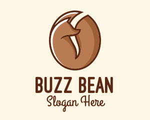 Brown Fox Coffee Bean Restaurant logo design