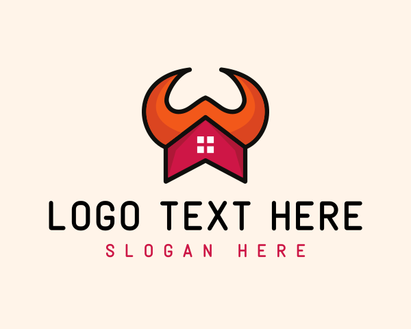 Horns logo example 2