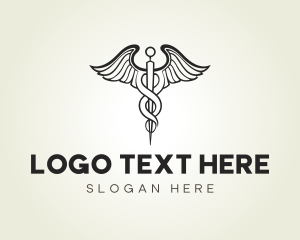 Doctor Medical Caduceus logo