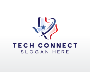 Texas State Map logo