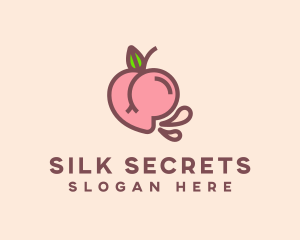 Juicy Peach Buttocks logo design