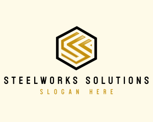 Professional Abstract Letter S logo design