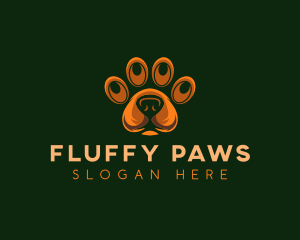 Dog Paw Veterinary logo design