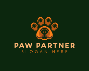 Dog Paw Veterinary logo design