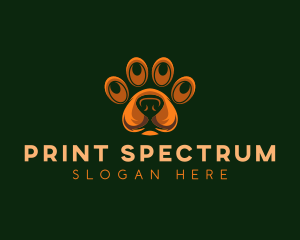 Dog Paw Veterinary logo design