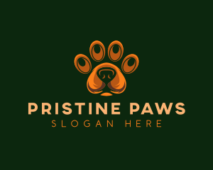 Dog Paw Veterinary logo design