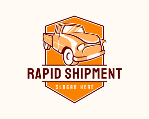 Vintage Pickup Truck logo design