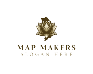 Vietnam Lotus Blossom logo design