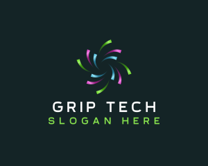 Spiral Software Tech logo design