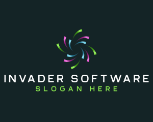 Spiral Software Tech logo design