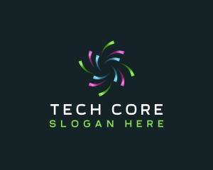 Spiral Software Tech logo design