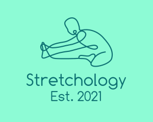 Yoga Stretch Monoline logo