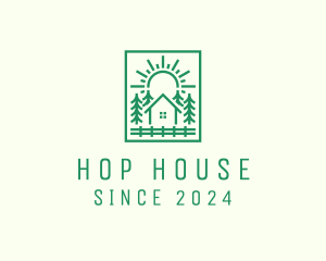 House Forest Ranch logo design