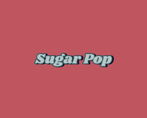 Trendy Retro Pop logo design