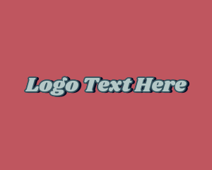 Trend - Trendy Retro Pop logo design