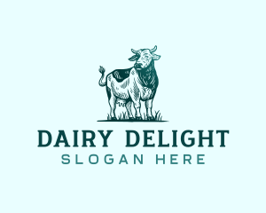 Livestock Cow Cattle  logo design