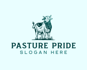 Livestock Cow Cattle  logo