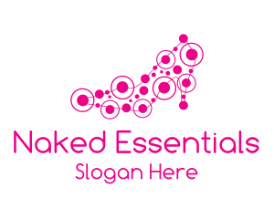 Pink Shoe Circuit logo design