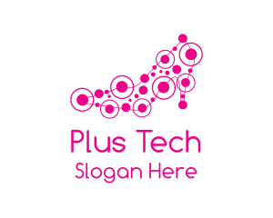 Pink Shoe Circuit logo design