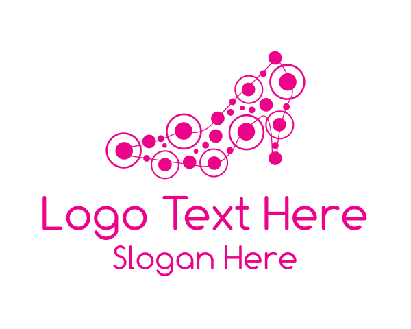 White And Pink logo example 4