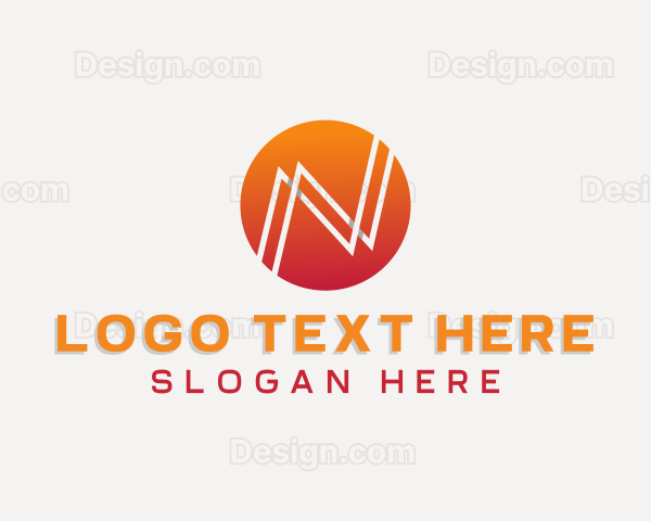 Generic Modern Letter N Logo