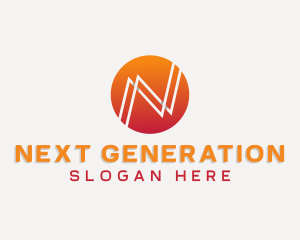 Generic Modern Letter N logo design