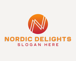 Generic Modern Letter N logo design