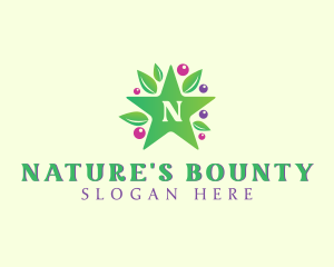 Nature Star Berry logo design