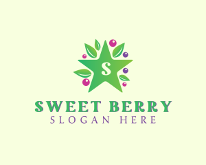 Nature Star Berry logo design