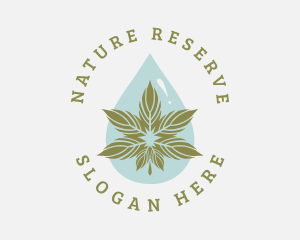 Natural Cannabis Oil logo design