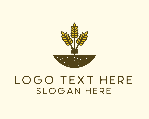 Wheat logo example 4