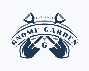 Gardening Shovel Tool logo design