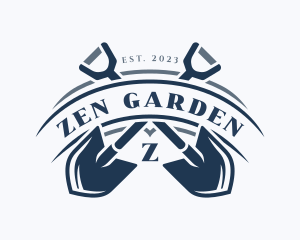 Gardening Shovel Tool logo design