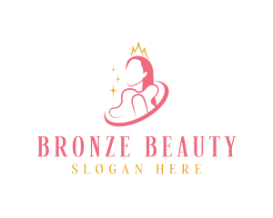 Beauty Crown Queen  logo design