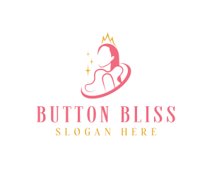 Beauty Crown Queen  logo design