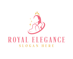 Beauty Crown Queen  logo design