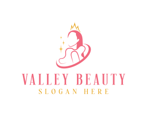 Beauty Crown Queen  logo design