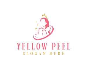 Beauty Crown Queen  logo design