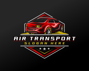 Sedan Car Motorsport logo design