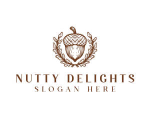 Acorn Nut Seed logo design