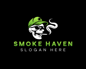 Skull Cigarette Smoke logo