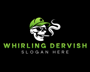 Skull Cigarette Smoke logo