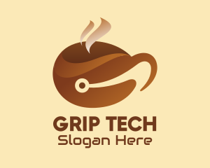 Coffee Cup Tech logo design