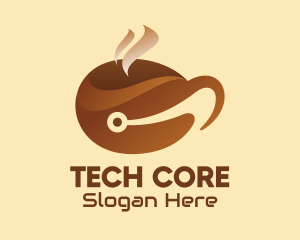 Coffee Cup Tech logo design