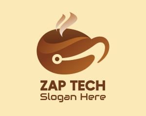 Coffee Cup Tech logo design