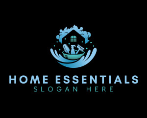 Property Cleaning Housekeeping logo design