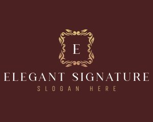 Elegant Luxury Frame logo design